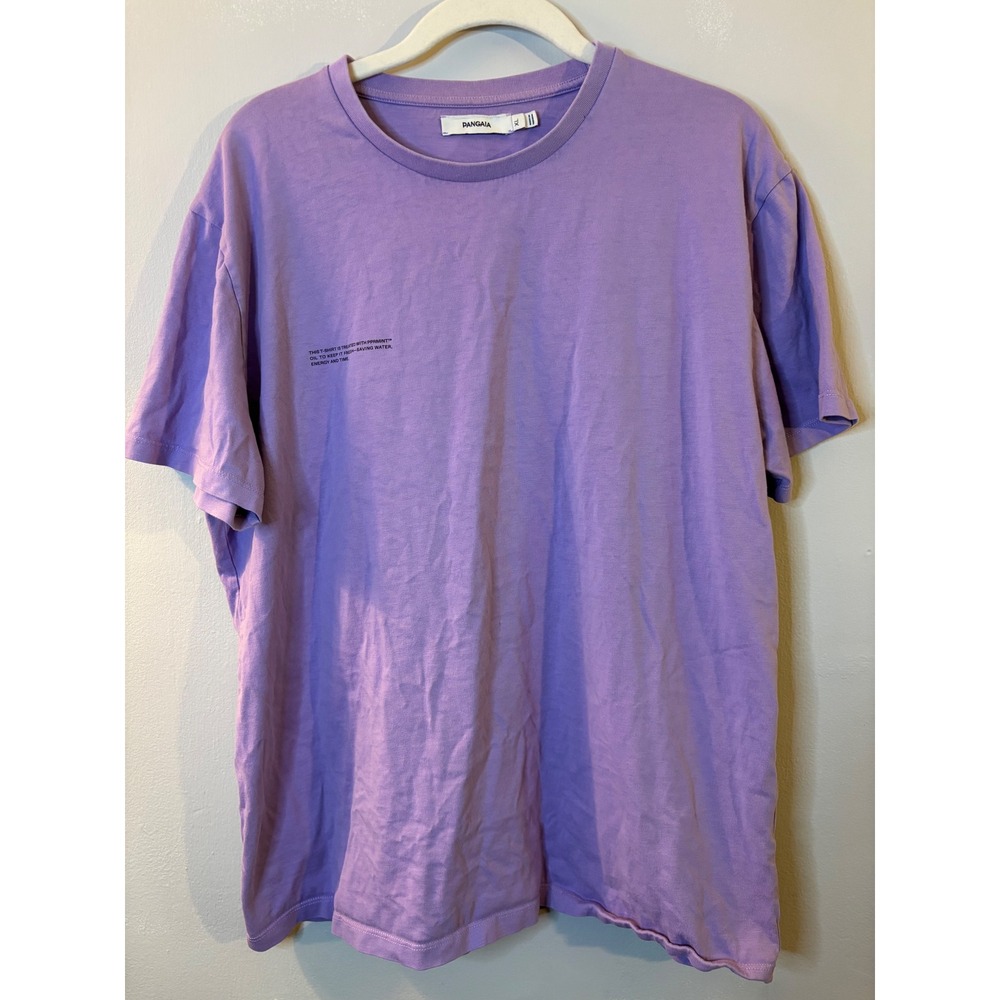 PANGAIA Women's Lavender Cotton Tee Shirt XL